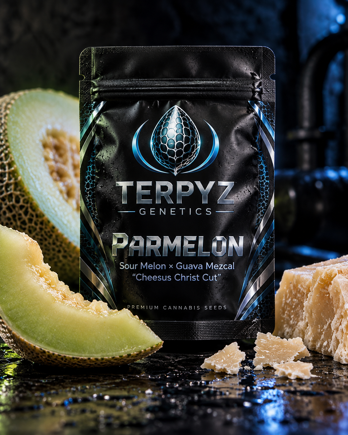 Parmelon (Sour Melon X Guava Mezcal "Cheesus Christ Cut")