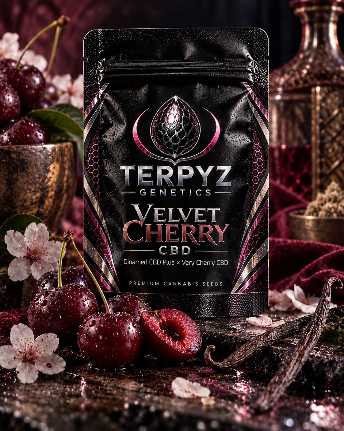 Velvet Cherry CBD© (Dinamed CBD Plus & Very Cherry CBD)