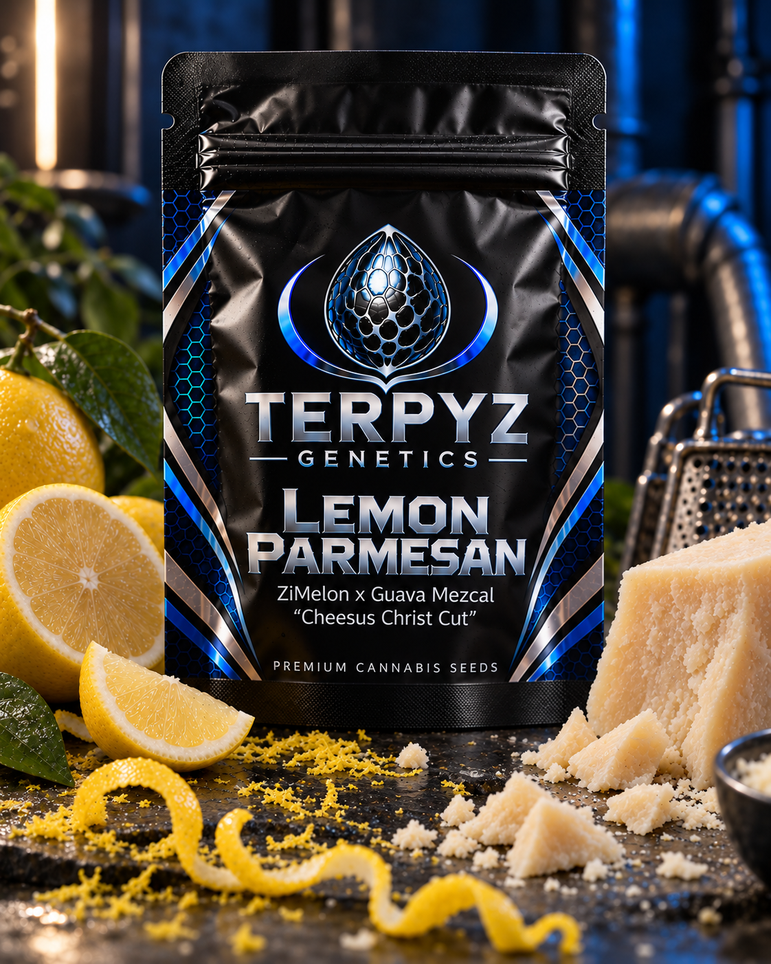 Lemon Parmesan (ZiMelon x Guava Mezcal "Cheesus Christ Cut")