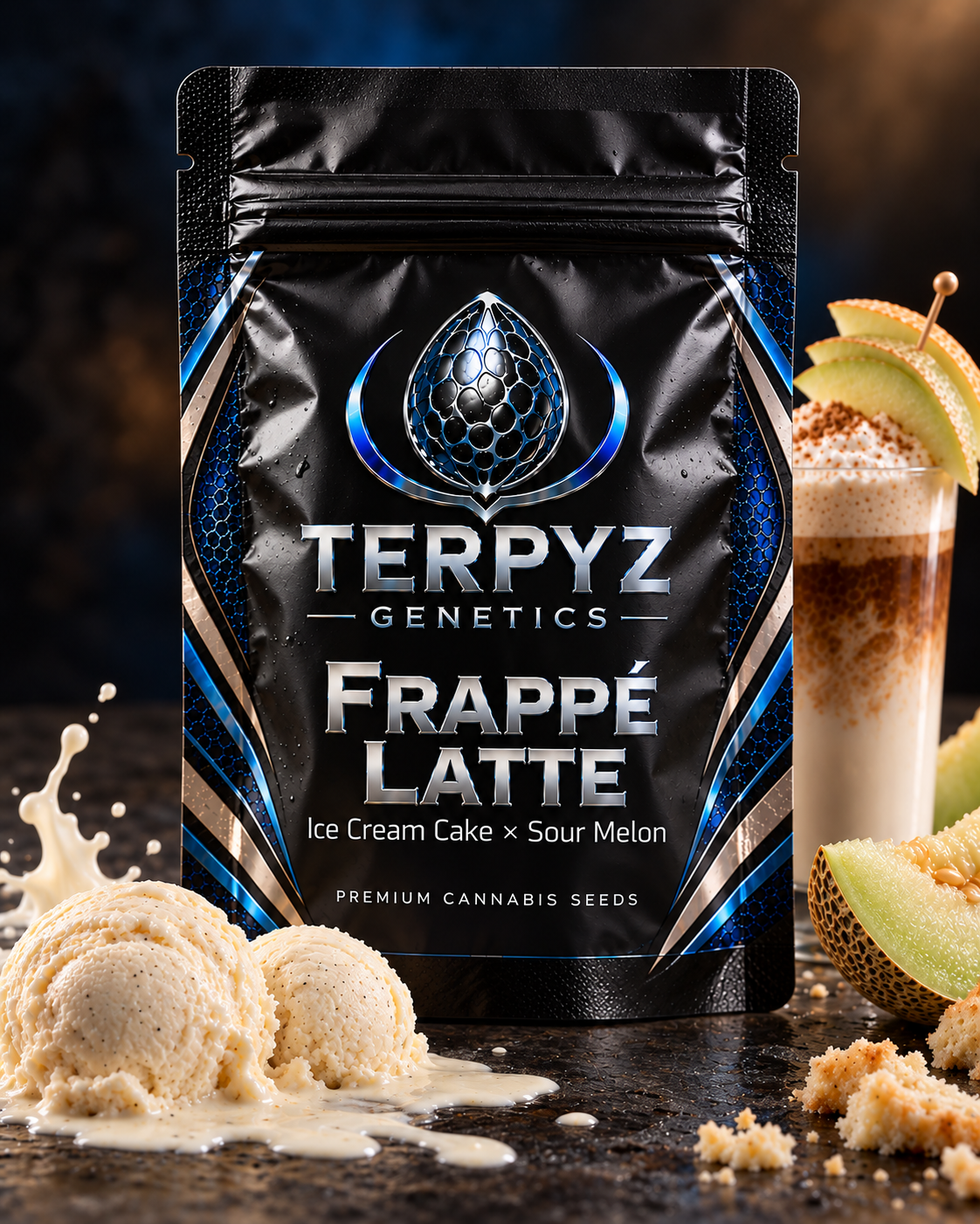 Frappé Late (Ice Cream Cake x Sour Melon)