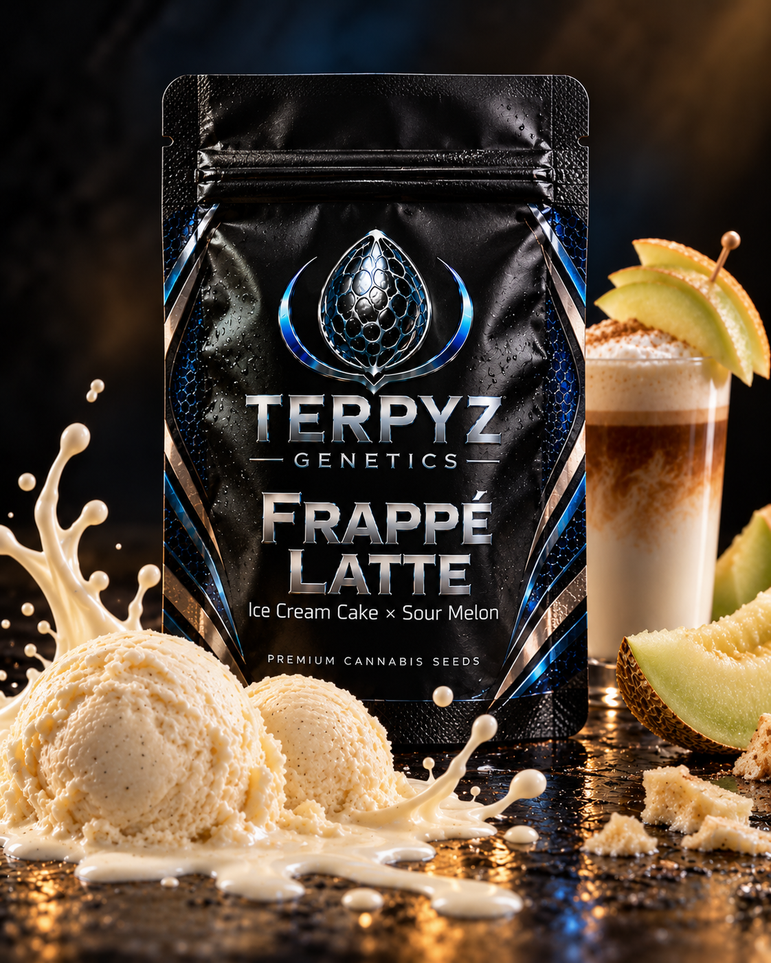 Frappé Late (Ice Cream Cake x Sour Melon)