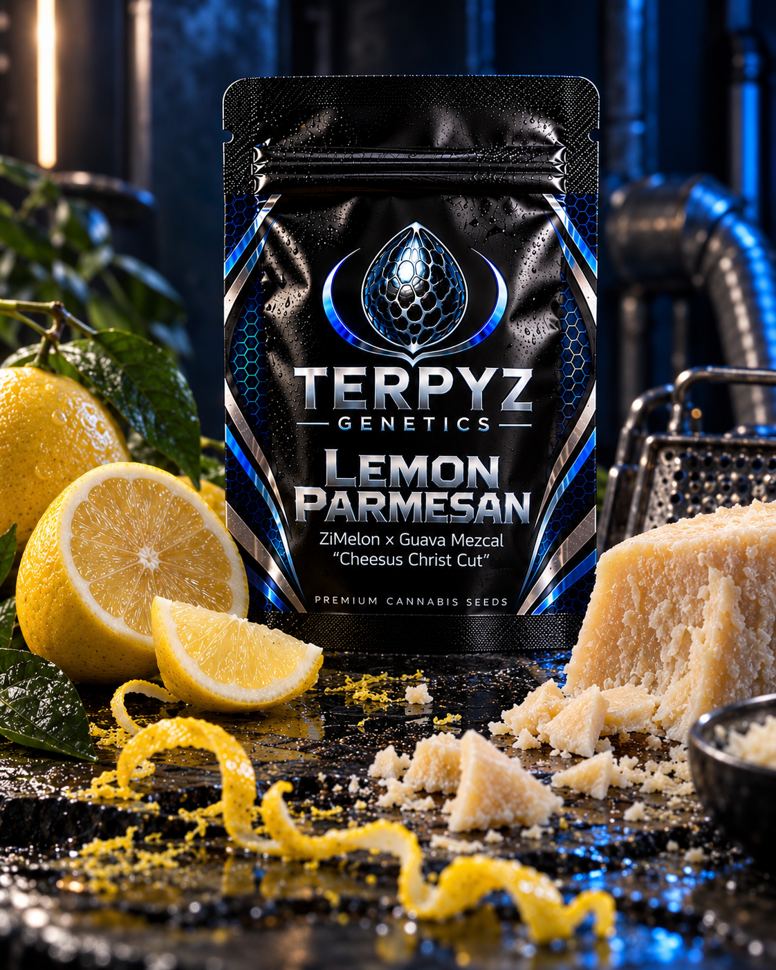 Lemon Parmesan (ZiMelon x Guava Mezcal "Cheesus Christ Cut")